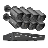 5MP 8 Channel Security Cameras System - Hybrid 5-in-1 CCTV DVR, Motion Detection, IP66 Weatherproof
